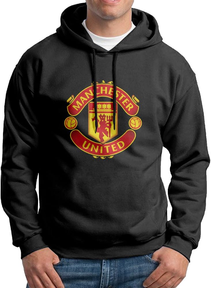 Manchester United FC Football Club Men's Cool Hooded Sweatshirt Hoodies