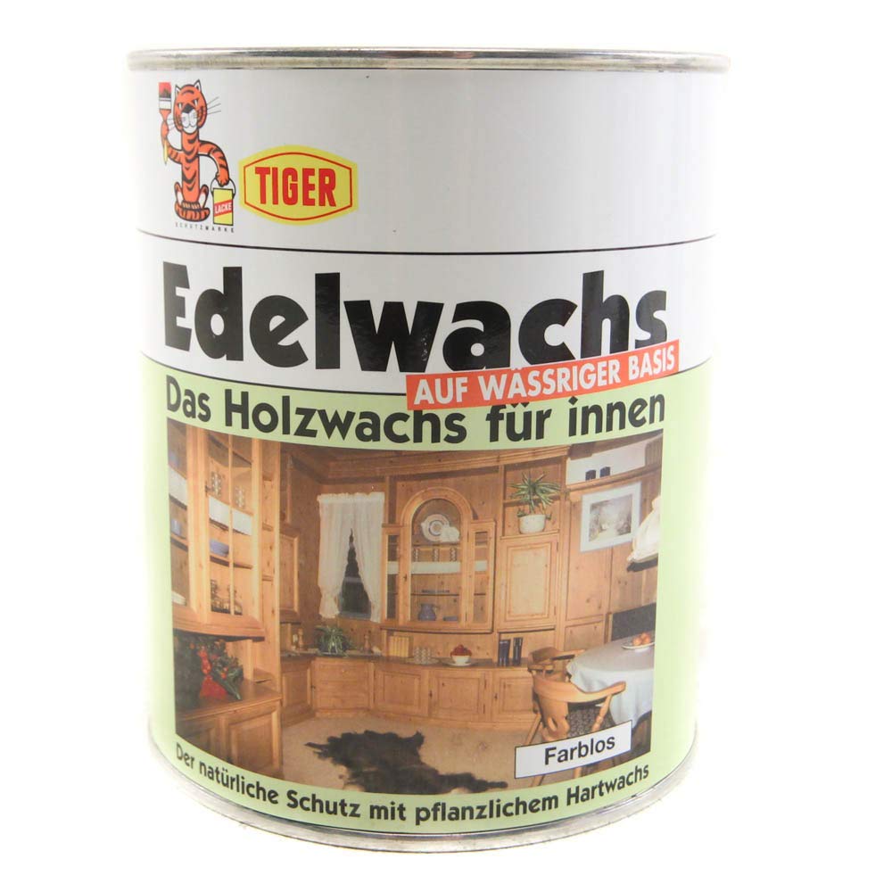 Tiger Edelwachs das Holzwachs für innen Farblos 1 Liter: Amazon.de: Baumarkt