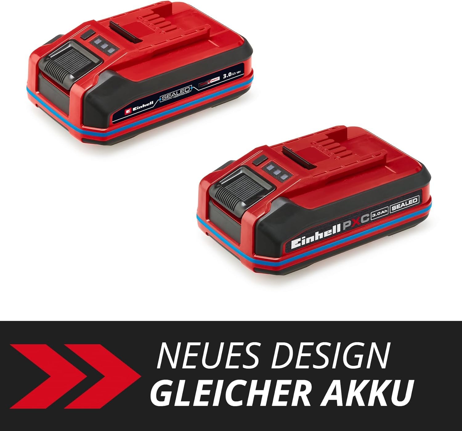 Original Einhell 18V 3,0 Ah Sealed Power X-Change Plus (18 V Akku, Wasser- & staubgeschützt, Schutzklasse IP57, universell verwendbar für alle PXC-Geräte, ohne Ladegerät) 2
