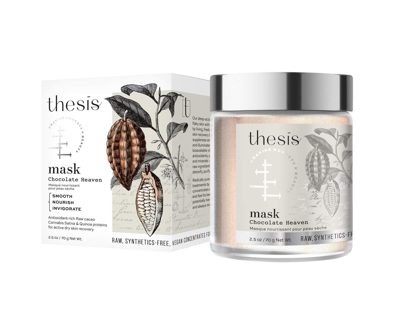 Raw Cacao Face Mask, Chocolatier's Gift, 2.85 oz (80 g) - Thesis