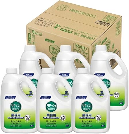 Amazon Co Jp ケース販売 業務用 衣類 布製品 空間用消臭スプレー リセッシュ除菌ex グリーンハーブの香り 2l 6個 花王プロフェッショナルシリーズ ドラッグストア