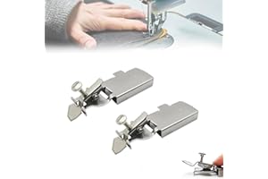 OANRUYAN 2PCS Buddy Sew Magnetic Seam Guide,Magnetic Seam Guide for Sewing Machine, Upgrade Third Generation Multifucntional Straight Line Hems Seam Guide Ruler for All Sewing Machine