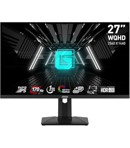 MSI 27インチゲーミングモニター G274QPF-QD WQHD/170Hz Amazon.com: MSI G274QPF, 27