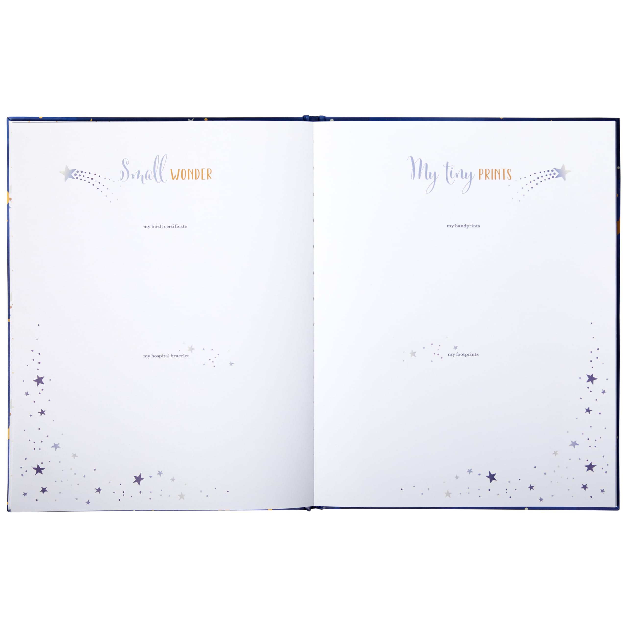 C.R. Gibson Starry Dreams First 5 Years Gender Neutral Baby Memory Book, 8.75