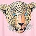 Kidlove Leopard Head Print T-shirt Skinny Legging Pants Girls Clothing Set Outfit Girls Clothes Pajamas, 7-8 Years Old, Pink