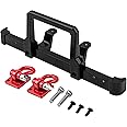 Share Goo Metal Front Bumper Bull Bar with Hook Upgrade Parts Compatible with MN Models MN D90 D91 MN99 99S Defender 1/12 4WD RC Car
