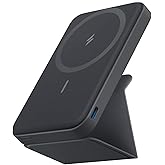 Anker 622 Magnetic Battery (MagGo), 5,000mAh Foldable Magnetic Wireless Portable Charger with Stand and USB-C Port (On the Si