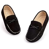 CENCIRILY Toddler Boys Girls Loafers Soft Slip On Little Kid Oxford Dress Flats Casual Boat Shoes School Uniform Moccasin Walking Shoes