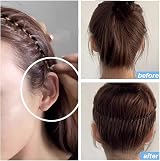 CCLKHY 2 Pcs Stretch Hair Comb Band Flexible Plastic Circular Tooth Headband view 6