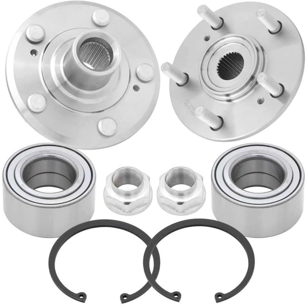 Photo 1 of [2-Pack] 930-027K - Front Driver and Passenger Side Wheel Hub Bearing Assembly Compatible with 1997-2001 Honda CR-V [2.0L 4 Cyl], 1997-2001 Honda Prelude [2.2L 4 Cyl]