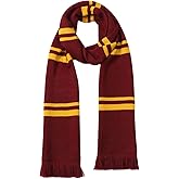 Guturris Knit Neck Scarf Magic College Styles Striped Winter Neckerchief Movie Character Cosplay Costume Accessory