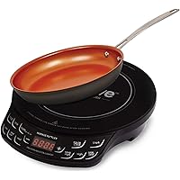NuWave PIC FLEX Induction Cooktop with 9" Non-Stick Fry Pan Included (PIC Flex + 9" Fry Pan)