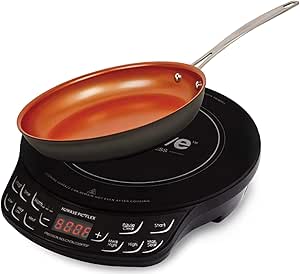 NuWave PIC FLEX Induction Cooktop with 9" Non-Stick Fry Pan Included (PIC Flex + 9" Fry Pan)