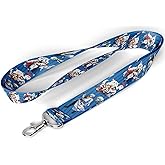 Pinstant Gintama Anime Manga 17.7" Neck Lanyard Keychain Holder ID Badge Mobile Phone Pin Strap