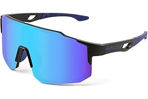 FEISEDY Sport Sunglasses Mens Women Cycling Mirrored Sports Goggles for MTB Road Bike Hiking Running UV400 Protection B2388