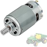 12 Volt Motor for Peg Perego Kids Ride On Car, 1 Pack | 12V Gearbox Motor Drive Engine Compatible with Peg-Perego Polaris RZR 900, John Deeree Gator XUV, Sportsman 700