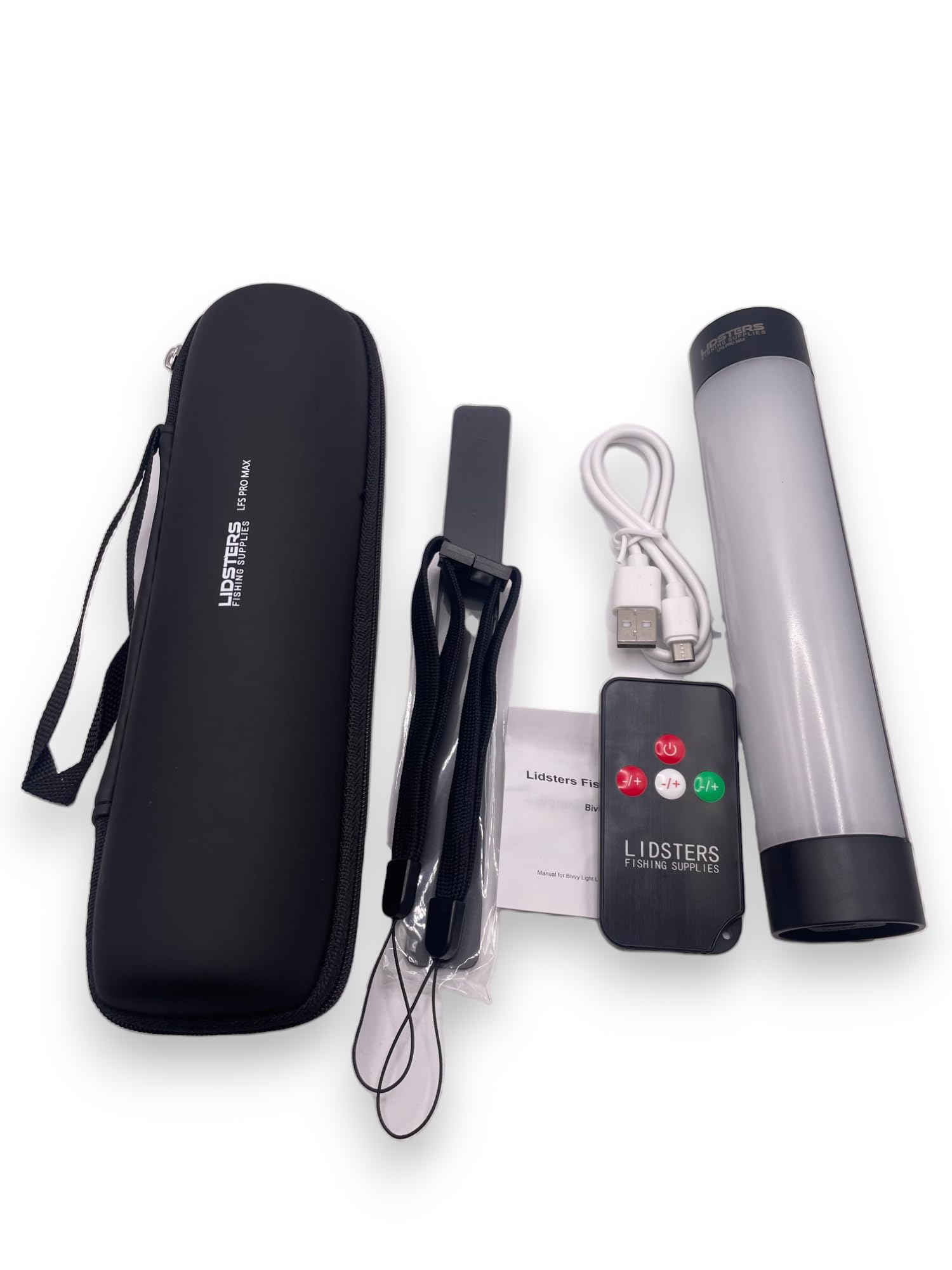 Lidsters Pro Bivvy Light Magnetic Waterproof Remote Control 2600MAH Carp Fishing Camping Hunting