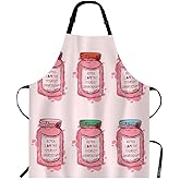Beabes Candy Jars Quote Apron, Bitch I Am The Secret Ingredient Bib Apron,Kitchen Apron for Home Cooking Baking BBQ Chef Waitress with Adjustable Neck 27"X31"