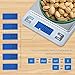 Dapai Mini Digital Kitchen Scale, Multifunction Food Scale, 0.1g-3kg, Tare & PCS Functions, Back-Lit LCD Display, Stainless Steel, Batteries Included (Silver)