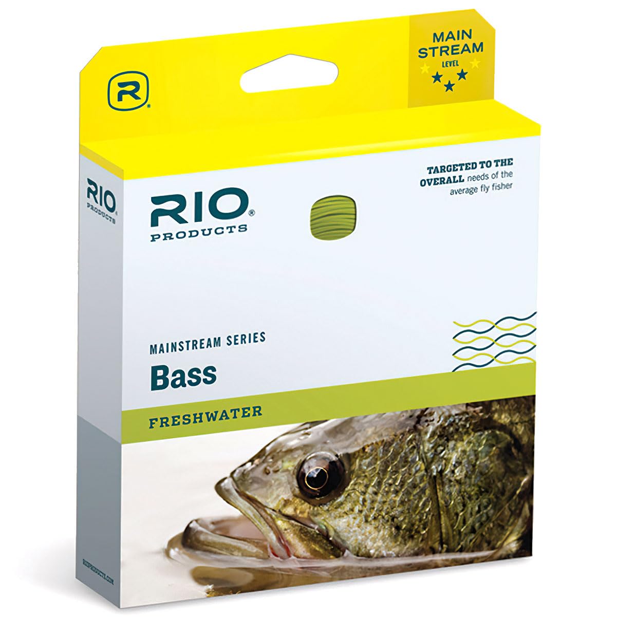 RIO Products Fly Line Mainstream Bass/Pike/Panfish Wf6F, Yellow