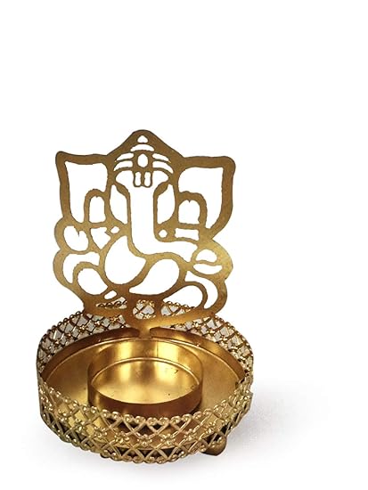 Buy Stylemyway Ganesha Cut Work T Light Holder Home