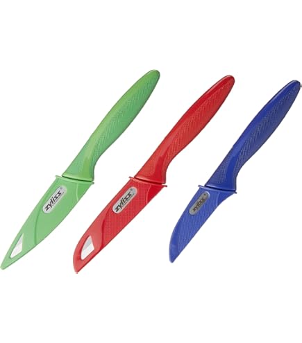 Amazon.com: ZYLISS 2 Piece Santoku Knife Set with Sheath Covers