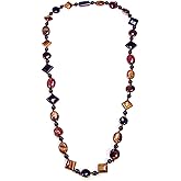 HASKARE Protection Crystals Tigers Eye Necklace for Men, Premium Faceted Multicolored Tiger Eye Necklace for Men Women, Handmade Jewelry Natural Stone Mens Beads Necklace Unique Gifts for Him