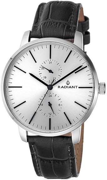 Radiant Reloj Analógico para Hombre de Cuarzo con Correa en ...