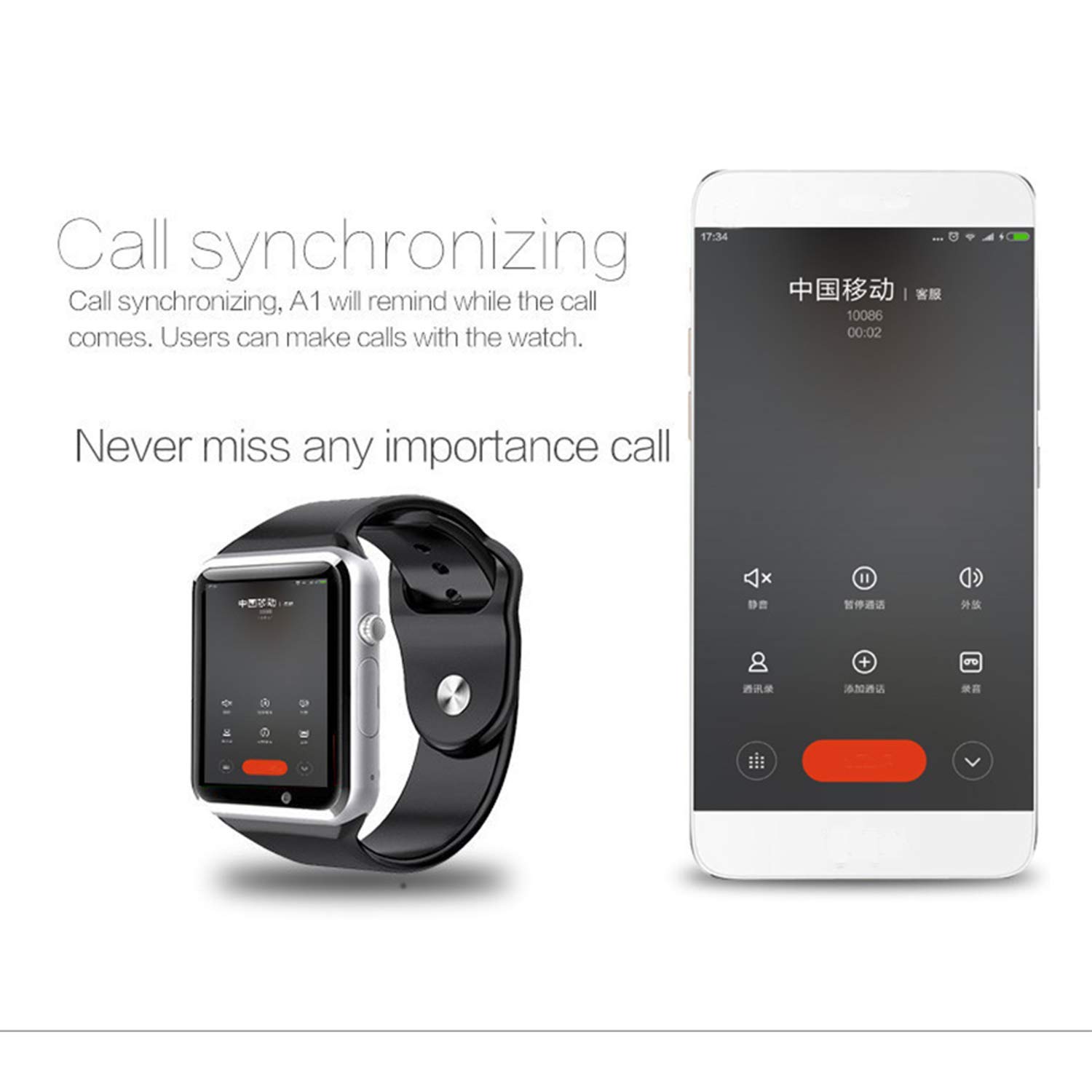 Plateforce A1 Smartwatch Phone Ghadi Watch Online
