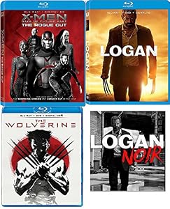 Image of Rogue Cut Noir Logan Special Edition 3 Disc Movie Pack Blu-Ray + DVD + DHD Hugh Jackman Wolverine & X-men: Days of Future Past Super Hero Triple Feature