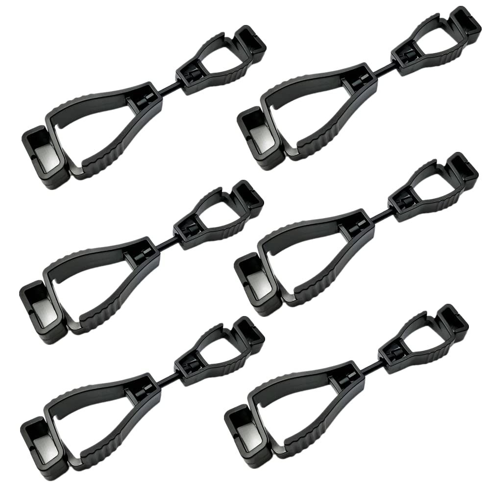 FZLANQ 6 PCS Glove Clip durable Glove Grabber Clip Glove Clamp Safety Clip Glove Keeper for Work Gloves