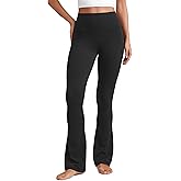 CRZ YOGA Butterluxe Mini Flared Leggings 30"/31.5"/33'' - High Waist Bootcut Casual Lounge Women Yoga Pants with Pocket