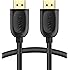 HDMI Cable, HDMI Cable 25 FT, Fosmon Gold-Plated High Speed HDMI Cable [4K Resolution | Support 3D | Ethernet | Audio Return]