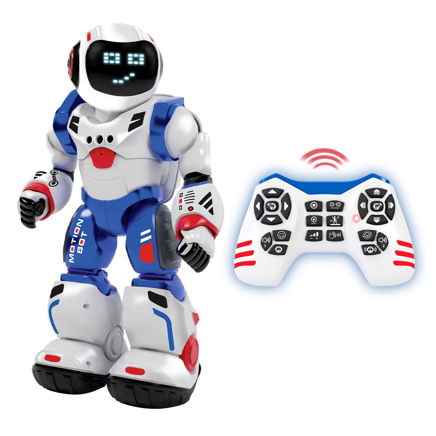Xtrem Bots - Bionic Robot Toy | Toy Robots | Robots For Kids | Programmable Up To 20 Actions And Remote Control Robot I Boys Toys Age 5 Or Older | 5 Year Old Boy Gifts | Stem (Bruce)