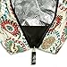 Nicole Miller of New York Insulated Lunch Cooler Bag - 11 Lunch Tote (Paisley Cream)
