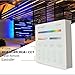 Mi.Light Wireless 2.4G RF 4-Zone Wall-Mounted Smart Touch Panel Remote Controller for LED Light Bulb Spotlight Downlight Flood Light of Mi-Light RGB/RGBW/RGBWW/RGB+CCT Series (Battery Powered)