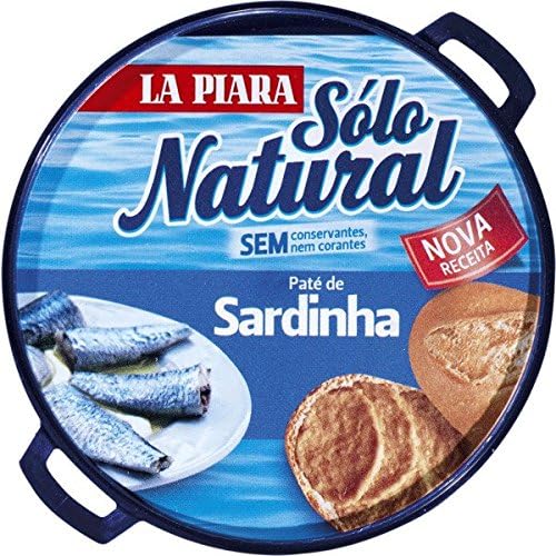 La Piara Sardine Pate 75g Tin Spanish Tapas Paté Natural No Preservatives or Colorings Gluten Free