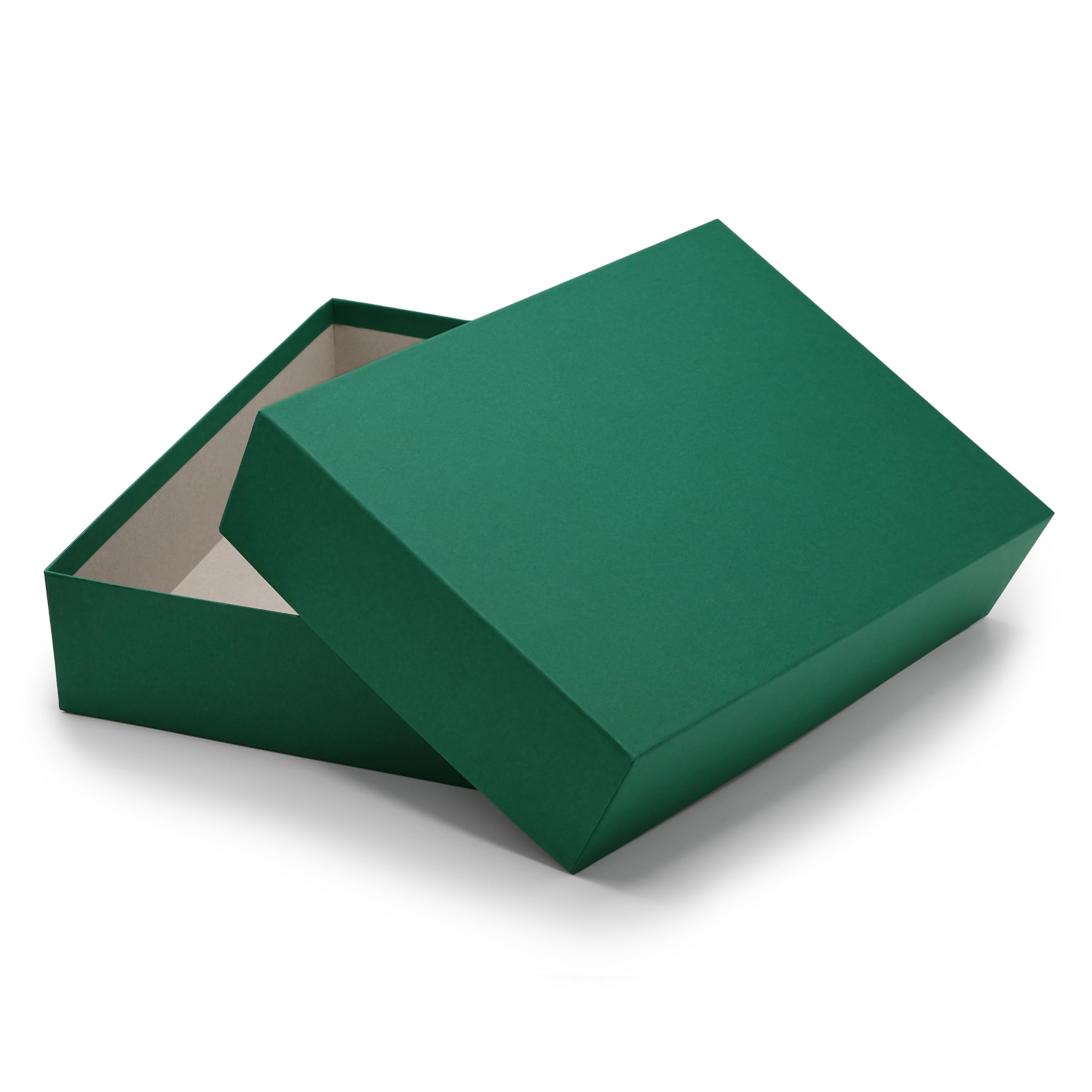 NEUSER PAPIER storage and gift boxes, 1 piece, DIN A4, dark green (green) covered, 302 x 213 x 70 mm