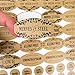 120 Apothecary Oval Poly Weatherproof Kraft Look Aromatherapy DIY Bottle Labels by Rivertree Life