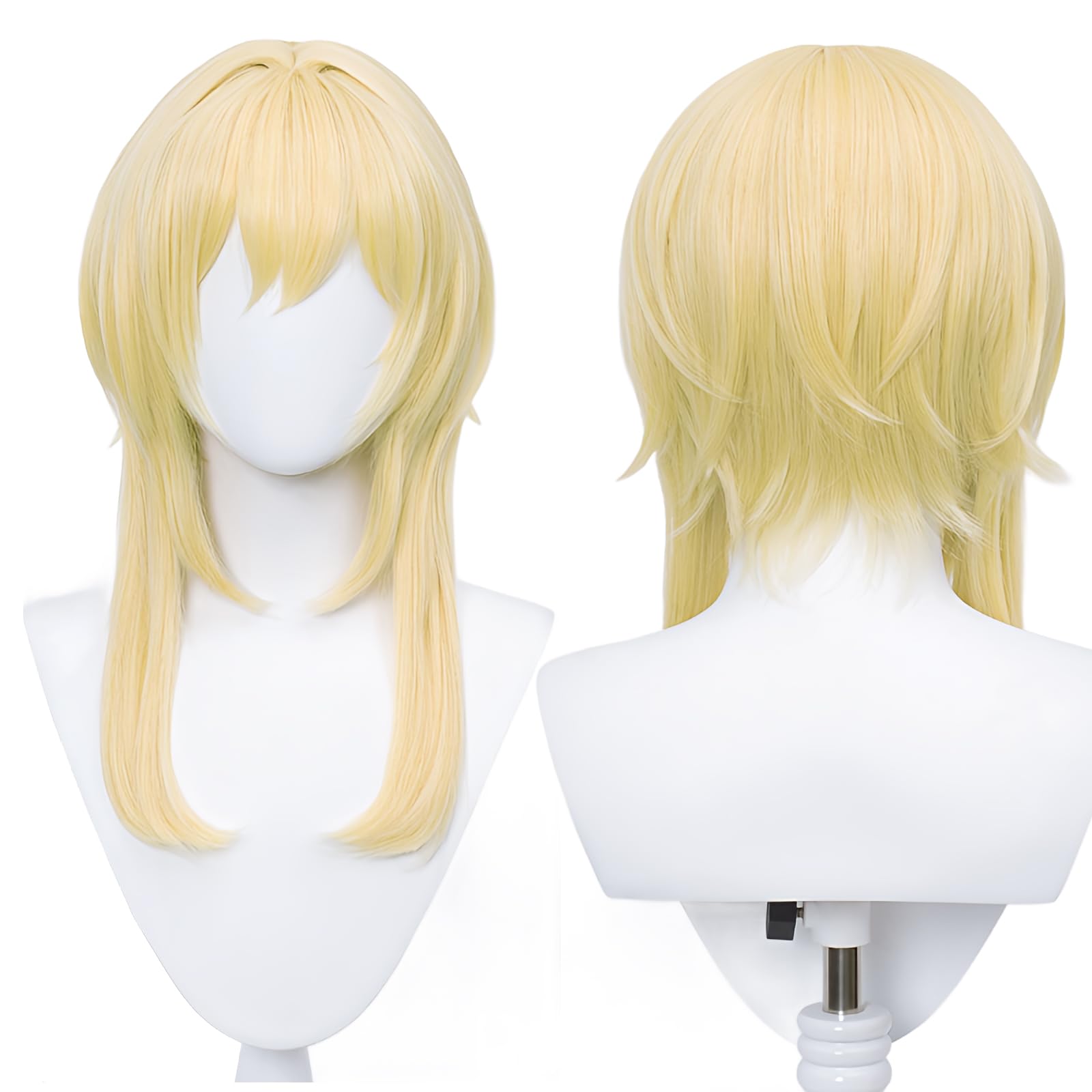 UTIEHD Anime Cosplay Wig, Lumine Style, Synthetic Hair, WIG, Perfect for Genshin Impact Fans, Halloween & Parties — image 1