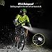 Thorfire Bike Light Super Bright Bike Headlight USB Rechargeable Bicycle Headlamp Headlight Water Resistant Bicycle Light with 7 Lighting Modes for Road Cycling Safety Flashlight