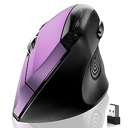 memzuoix Ergonomic Wireless Mouse, 2.4G Optical