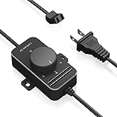 AC Infinity, Fan Speed Controller for 100 to 125V AC Axial Muffin Cooling Fans, Single Connector, for DIY Cooling Ventilation