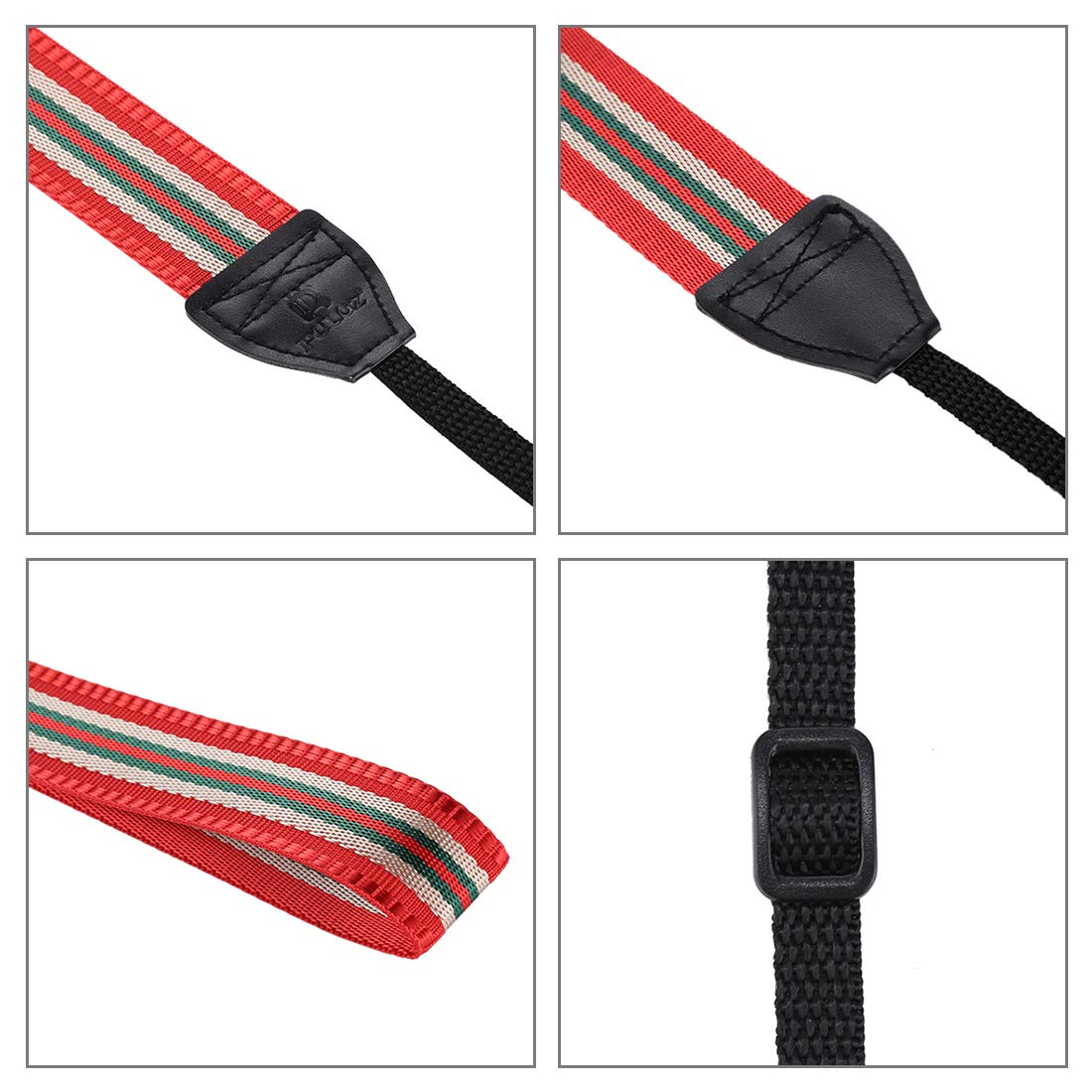 BYbrutek Kameragurt für DSLRs, Weich Kamera Schultergurt (universal passend), 150cm Long, 3.8cm Wide (6010R)