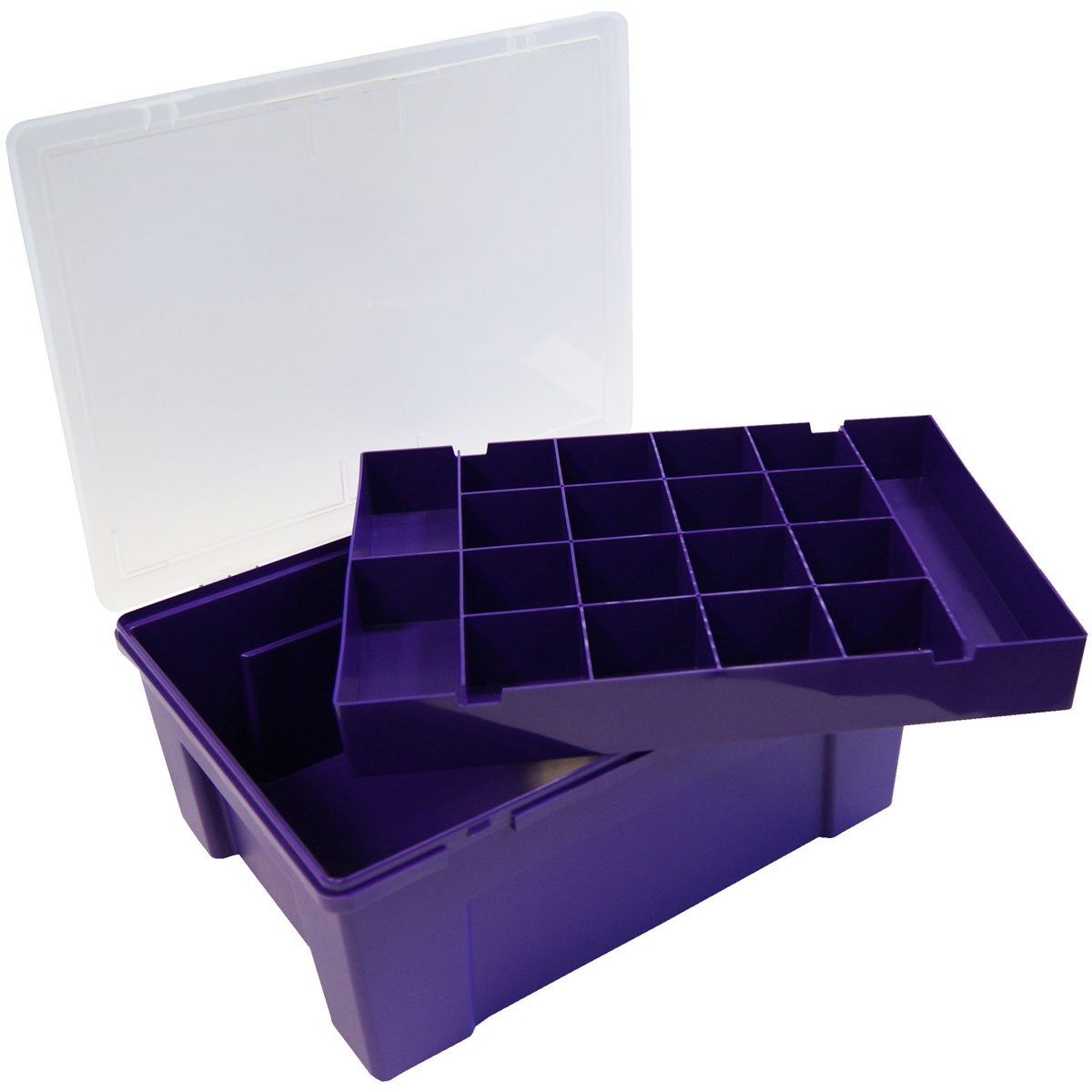 Wham Organiser With 19 Different Compartments 38 X 30 Cm Clear