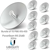 Ubiquiti PBE-M5-400 (10-pack) PowerBeam M5 25dBi 5GHz AirMAX CPE 400mm 150+ Mbps