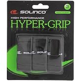 Solinco Hyper Extra Tacky Tennis Over Grip Black 3 Pack