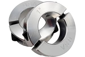 Coastal Shaft Collars - 1.00" Bore Diameter - Clamping Two Piece Shaft Collar - 2024 Aluminum (2 Pack)