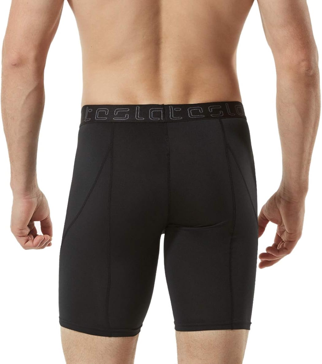 TSLA 1, 2 or 3 Pack Men's Athletic Compression Shorts, Sports Performance Active Cool Dry Running Tights : Clothing
