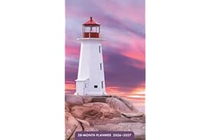 Lighthouse 28-Month Inspirational Pocket Planner 2026-2027, 2-Year Calendar